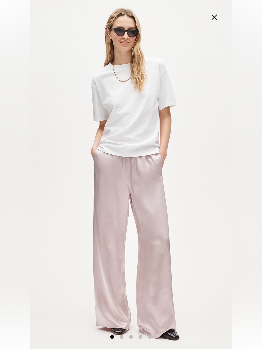 J. Crew Cosmo pant in luster charmeuse - Subtle Mauve